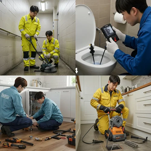 구리 변기막힘 뚤음 막힘 없는