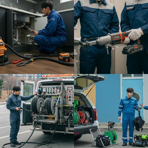 이천 변기막힘 뚫음 작업... 하이닉스 근처 기숙사