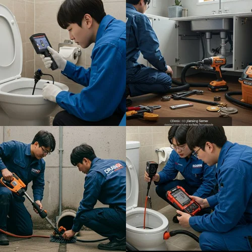 화성시 변기막힘 막혔을때 동탄 병점