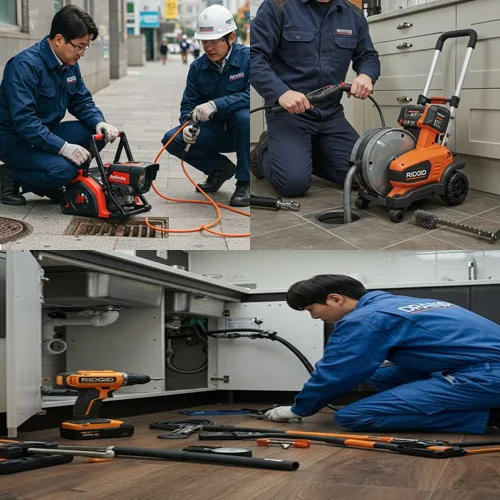 용산 변기막힘 뚫음 수리 전자상가