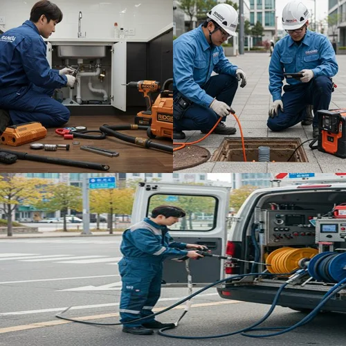 이천시 변기막힘 뚫음 수리 하이닉스