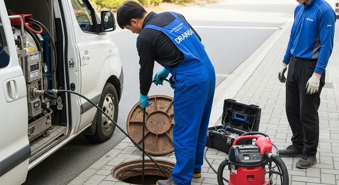 수원 고압세척 아주대 병원 인근 상가