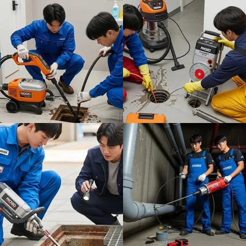 화성시 변기막힘 뚫음 수리 공장 화장실