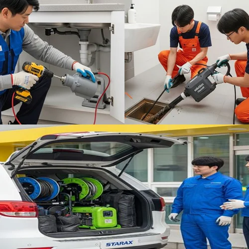 용산구 변기막힘 뚫음 수리 이태원