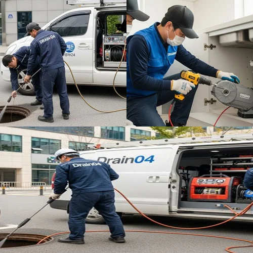 과천시 변기막힘 뚫음 수리 청사 인근