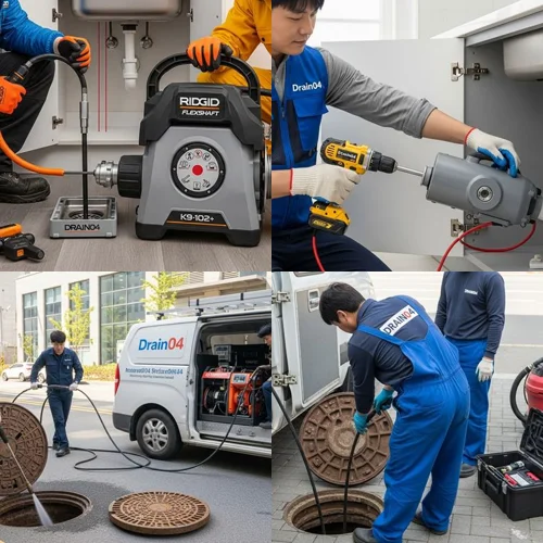 마포 변기막힘 뚫음 수리 카페 변기