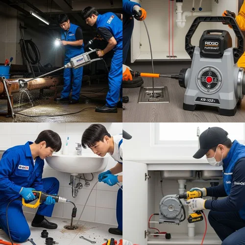 파주 변기막힘 뚫음 수리 전원주택