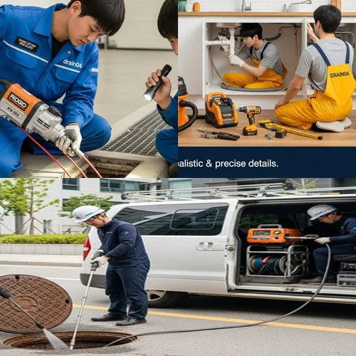 파주 변기막힘 뚫음 수리 전원주택