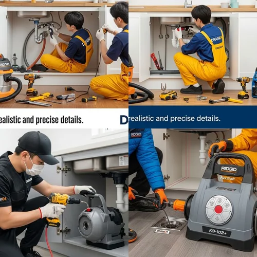 수원 변기막힘 막혔을때 관통기 작업